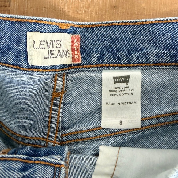 Levi's Blue Jean Shorts - Picture 4 of 6
